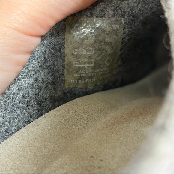 Taos Womens Wool Slip on Slippers Mule Clog Comfort Charcoal Minimalist Sz8-8.5 - Picture 6 of 7